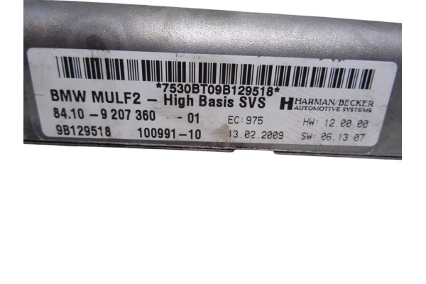 9207360 MODULO ELECTRONICO BMW SERIE 5 BERLINA (E60)