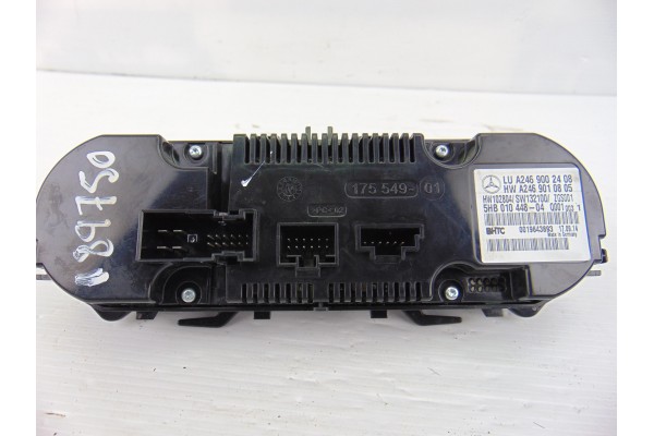 A2469002408  MANDO CLIMATIZADOR MERCEDES-BENZ CLASE A (BM 176) A 180 CDI BlueEfficiency (176.012) 2014 A2469002408 189750 MERCED