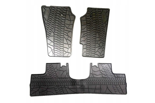 JEEP WRANGLER 2007 2013 JKU 4d Rubber Rug Set