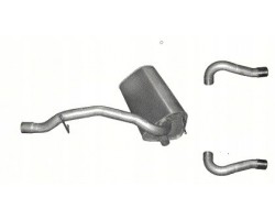 Silencer final tubes cover Ford Kuga I capacity 2 0 TDCi