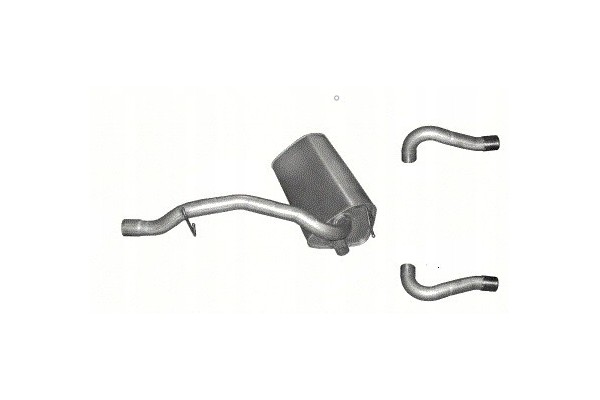 Silencer final tubes cover Ford Kuga I capacity 2 0 TDCi