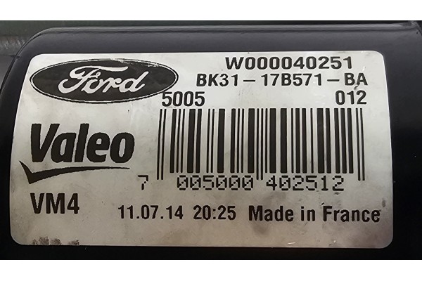 NEW FRONT WIPER MOTOR MECHANISM FORD TRANSIT MK8 BK31 17B571 BA Catalog number of the part BK31 17B571 BA FORD OE