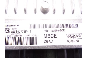7M5112A650BCE  CENTRALITA MOTOR UCE FORD FOCUS BERLINA (CB4) Trend 2009 7M5112A650BCE 207943 FORD - 1