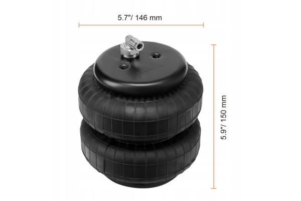 Suspensión de Airbag 7X 1244 2 Airbags para Eje Trasero