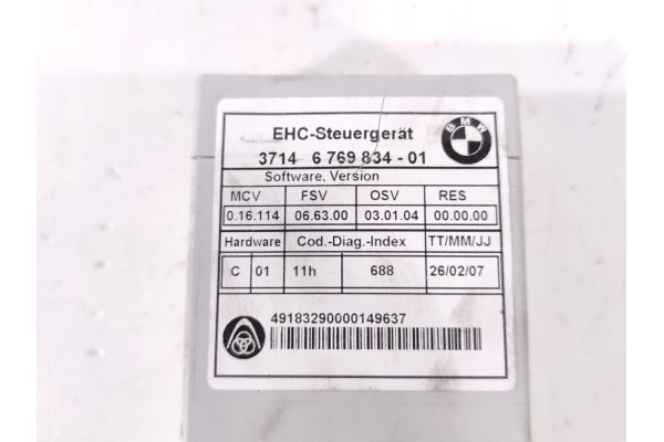 NIVO EHC SUSPENSION CONTROLLER MODULE BMW E61 6769834 Quality of parts according to GVO O original with manufacturer s logo OE