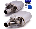 ACTIVE END SILENCERS WITH SOUND ADJUSTMENT THROTTLE SPORTS 3 76mm