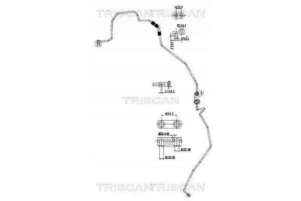 AIR CONDITIONING CABLE 9010 13001 TRISCAN TOYOTA Packaging status original