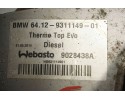 PARKING HEATER WEBASTO BMW F01 F02 F10 F11 9311149 122R000258 Catalog number of the part 9311149