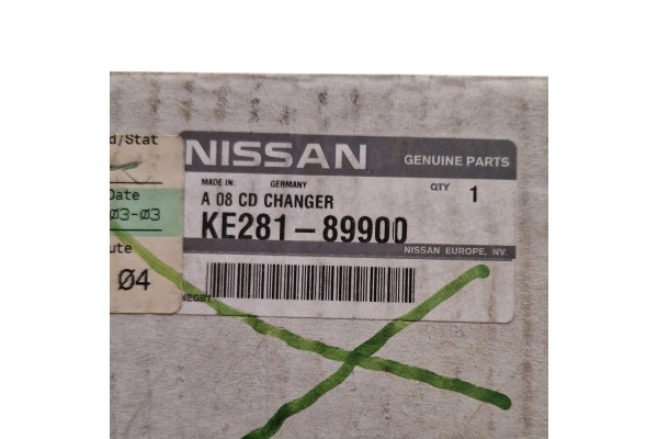 Cambiador de CD Nissan Infiniti Blaupunkt CDC-A 08 OE KE28189900
