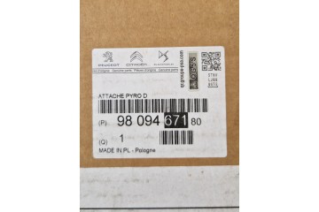 BELT TENSIONER RIGHT PEUGEOT 5008 AND CITROEN C5 AIRCROSS DOG OE 9809467180 Part manufacturer Groupe PSA
