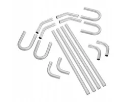 Tubo de Escape Universal Diámetro 5,72 cm Grosor de Pared 0,15 cm Tubo Galvanizado