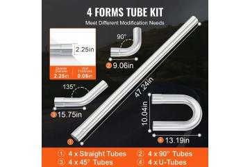 Exhaust pipe set VEVOR LT160225GA 16 parts Catalog number of the part LT160225GA