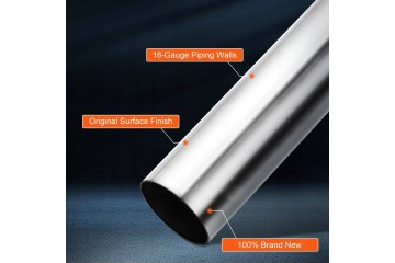 Tubo de Escape Universal Diámetro 5,72 cm Grosor de Pared 0,15 cm Tubo