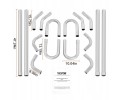 Tubo de Escape Universal Diámetro 5,72 cm Grosor de Pared 0,15 cm Tubo
