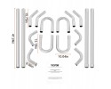Tubo de Escape Universal Diámetro 5,72 cm Grosor de Pared 0,15 cm Tubo