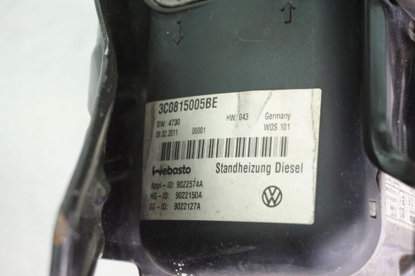 Calefactor estacionario WEBASTO para VW Passat B7 3C0815005BE 9022150A