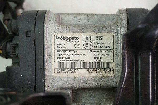 Calefactor estacionario WEBASTO para VW Passat B7 3C0815005BE 9022150A
