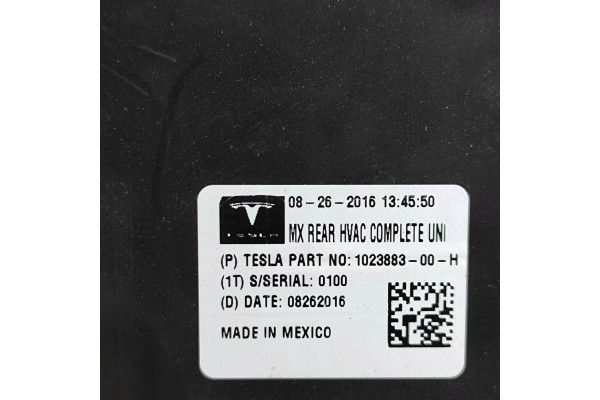 Calefactor interior para TESLA MODEL X 1050969-00-C, F00S3B2539, 10238