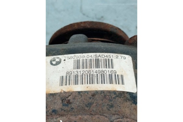 Rear reducer BMW X1 E84 7592939 diesel 105kW 2012 Catalog number of substitutes 89131220614980169 279