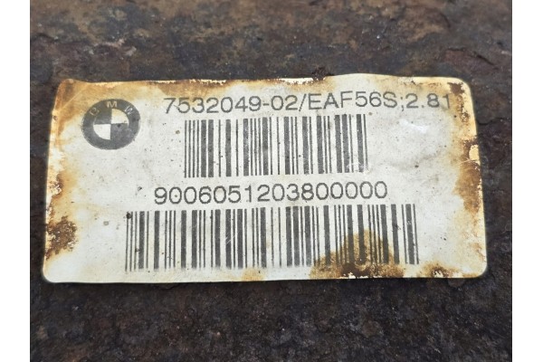 Complete differential BMW 7 E65 E66 3310 7532050 I 2 81 Quality of parts according to GVO O original with manufacturer s logo OE