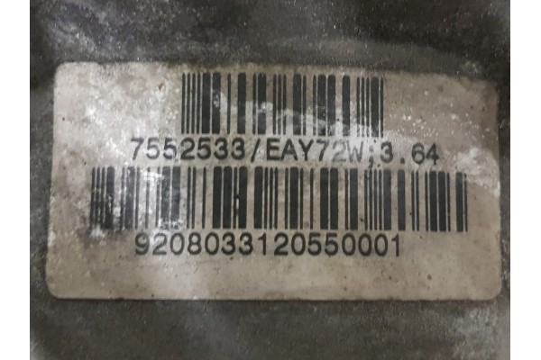 Complete differential BMW X5 E70 3150 7612956 I 3 64 used Car type passenger cars