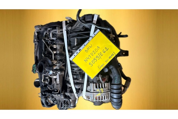Bmw N47D20A 2 0 diesel silnik kompletny z penym osprzetem gotowy Engine type diesel