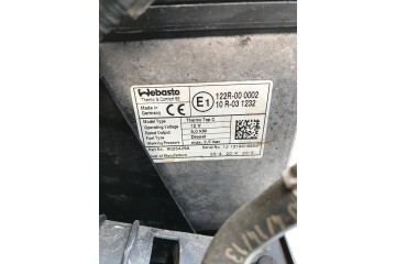 PARKING HEATER WEBASTO T5 LIFT CALIFORNIA 7E0815071C Product weight with unit packaging 9 kg
