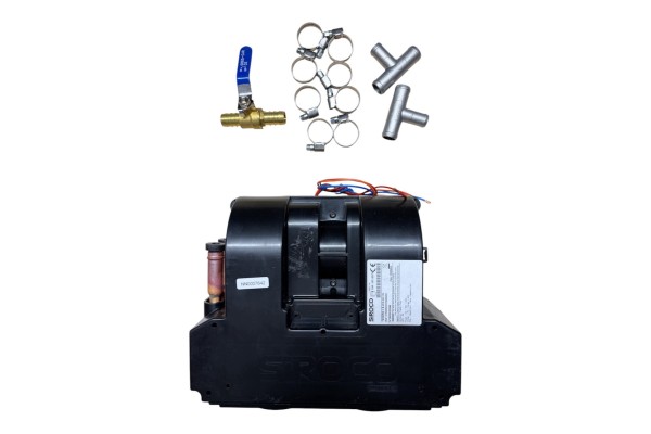 SET TENERE GRILLE WATER HEATER 4 3 KW 12V WITH VALVE