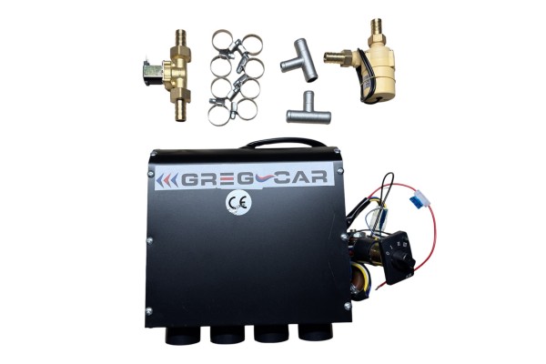 SET BLACK HEATER D4 WATER 4 3 KW 12V SOLENOID VALVE WATER PUMP