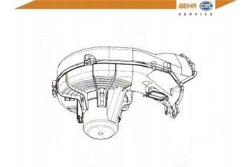 BLOWER FAN BEHR 13124703 1845092 15 Quality of parts according to GVO Q original with factory logo OEM OES