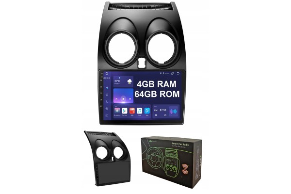 2DIN Android Car Stereo for Nissan Qashqai 4 64GB DSP CarPlay LTE Bluetooth