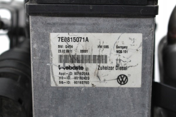 Calefactor Auxiliar Webasto VW Amarok T5 7E0815071A 7E0815071B 7E08150