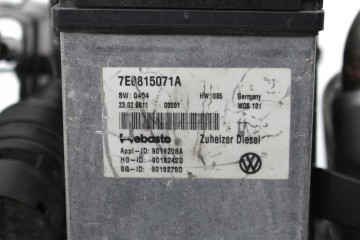 Calefactor Auxiliar Webasto VW Amarok T5 7E0815071A 7E0815071B 7E08150