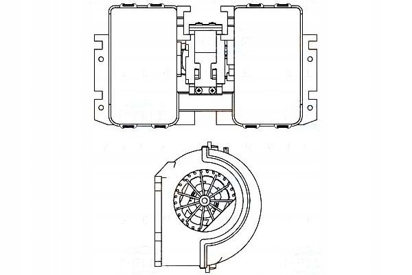 BLOWER FAN BEHR Part manufacturer Behr Hella Service
