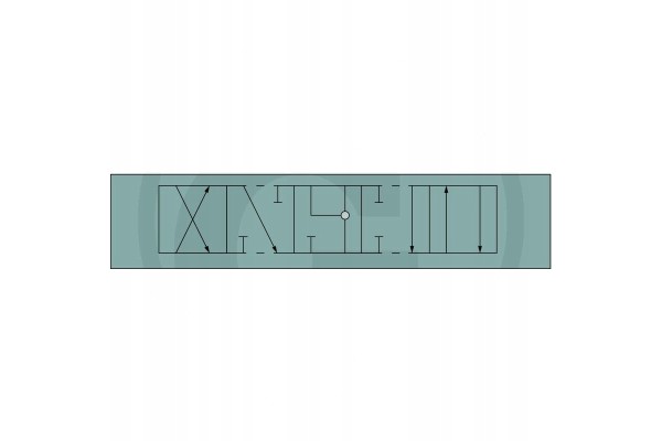 Parker CETOP NG06 4 3 P closed A B T open