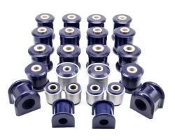 Jeep Wrangler JK polybuch swing arm bushings set front rear