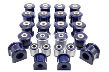 Jeep Wrangler JK polybuch swing arm bushings set front rear