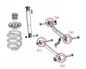 Kit de Silentblocks de Suspensión de Poliuretano para Jeep Wrangler JK