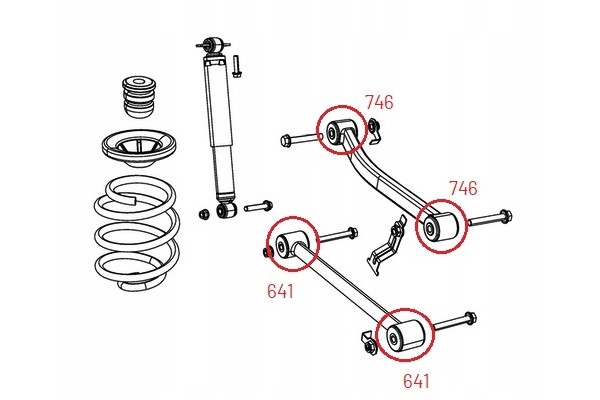 Kit de Silentblocks de Suspensión de Poliuretano para Jeep Wrangler JK