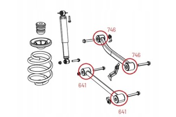Kit de Silentblocks de Suspensión de Poliuretano para Jeep Wrangler JK