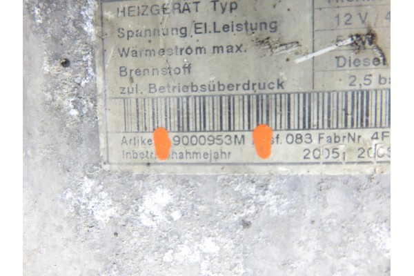 WEBASTO BMW E60 530 d 9000953M Part manufacturer Webasto
