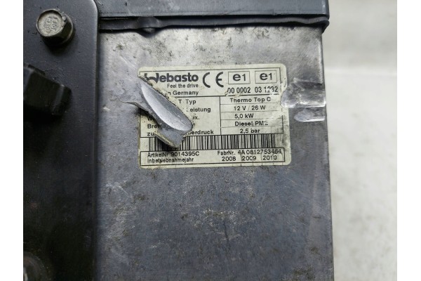 Calefactor estacionario Webasto VW Transporter T5 7H0815071F Thermo To