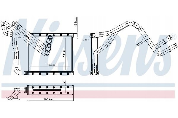 707375 HEATER MAZDA 2 15 Catalog number of the original MAZDA DB9H61A10
