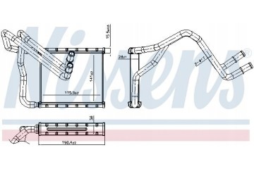 707375 HEATER MAZDA 2 15 Catalog number of the original MAZDA DB9H61A10