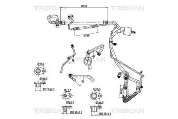 TRISCAN 9010 28079 AIR CONDITIONING CABLE CITROEN C4 06 13 Part manufacturer Triscan