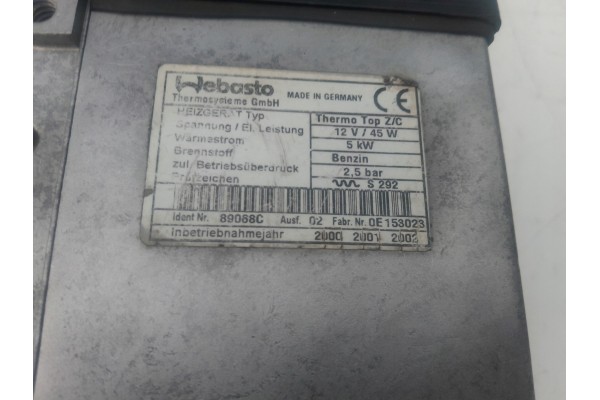 Webasto Thermo Top C Mercedes 210 Petrol 2105004998 Catalog number of the part 2105004998