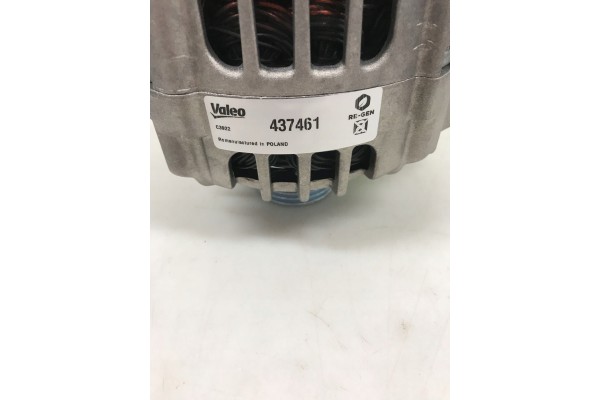 VALEO 437461 VALEO ALTERNATOR WITH DEPOSIT Catalog number of substitutes AD KUHNER 301665RI AD KUHNER 301665RIR AD KUHNER 301665