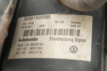 Calefactor estacionario WEBASTO para VW Passat B7 3C0815005BE 9022150A