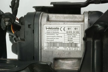 PARKING HEATER WEBASTO VW CADDY 2K5815065A 9021739B Version European