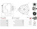 New Alternator FORD Expedition 5 4 LINCOLN Navigator 5 4 LINCOLN MKZ 3 5 Catalog number of substitutes AD KUHNER 554083RI AS PL 